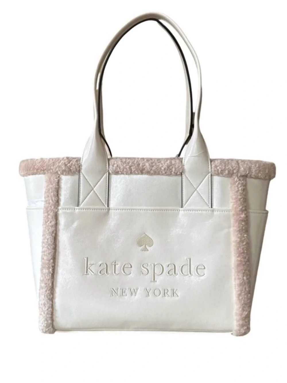 Kate Spade New York Jett Faux Shearling Tote